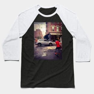 Chamber Street West Broadway Manhattan New York City Baseball T-Shirt